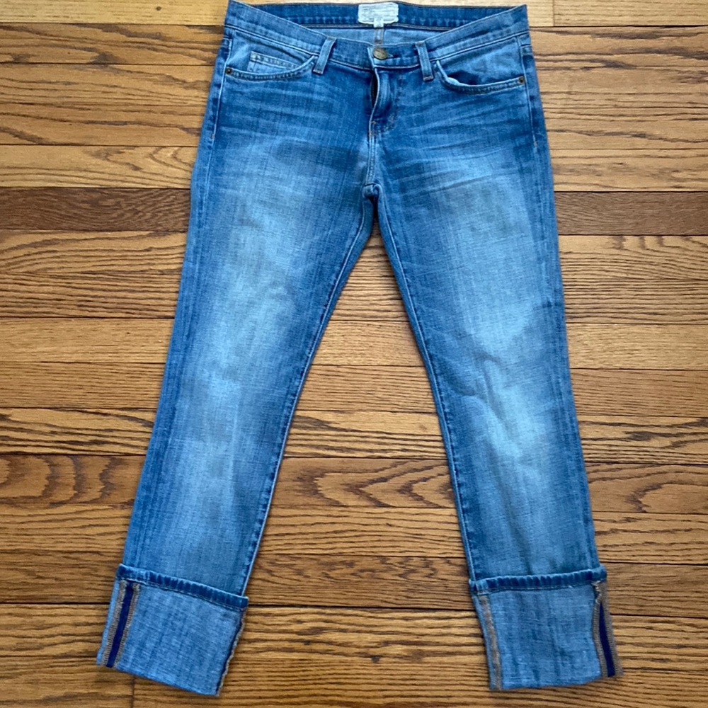 Current/Elliott The Beatnik Tumble Cropped jean Size 28